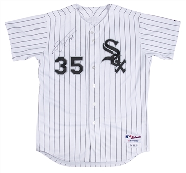 2004 Frank Thomas Game Used & Signed Chicago White Sox Home Jersey (Beckett)
